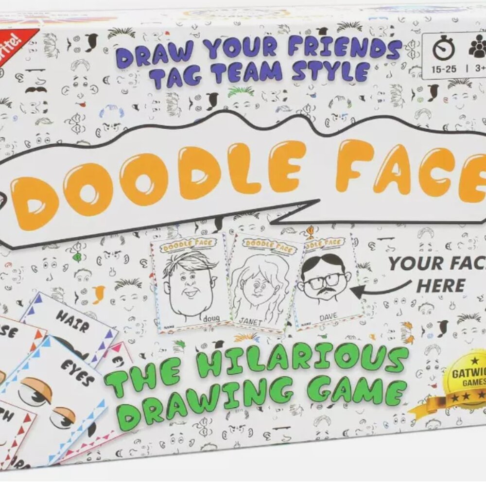 NEW-SEALED -Doodle Face Game